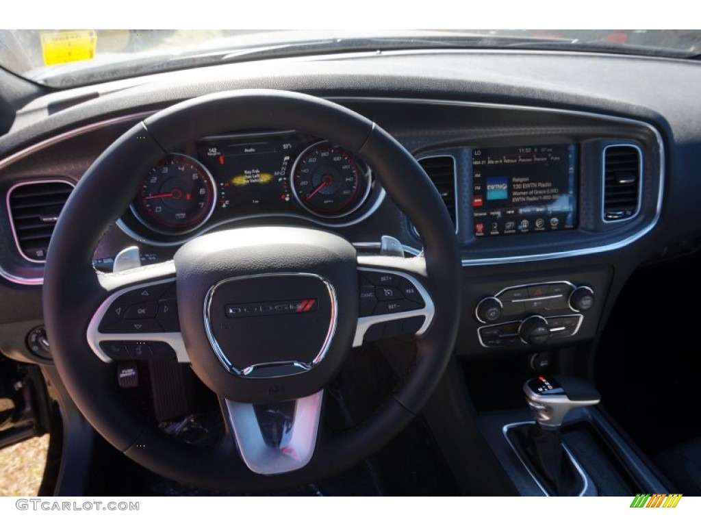 2016 Dodge Charger R/T Black Dashboard Photo #107994773