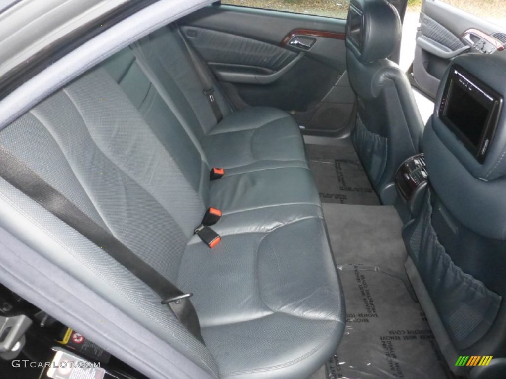 2002 Mercedes-Benz S 55 AMG Rear Seat Photos