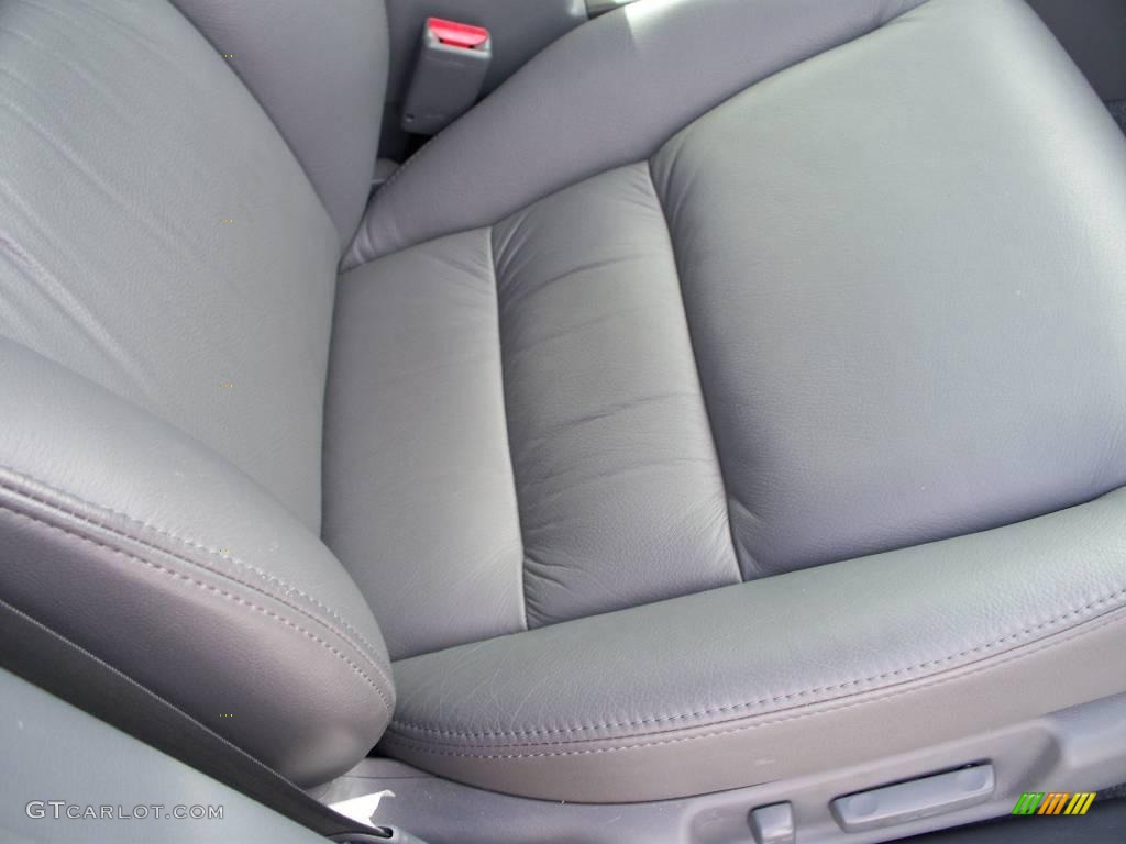 2007 Accord EX-L V6 Sedan - Alabaster Silver Metallic / Gray photo #14