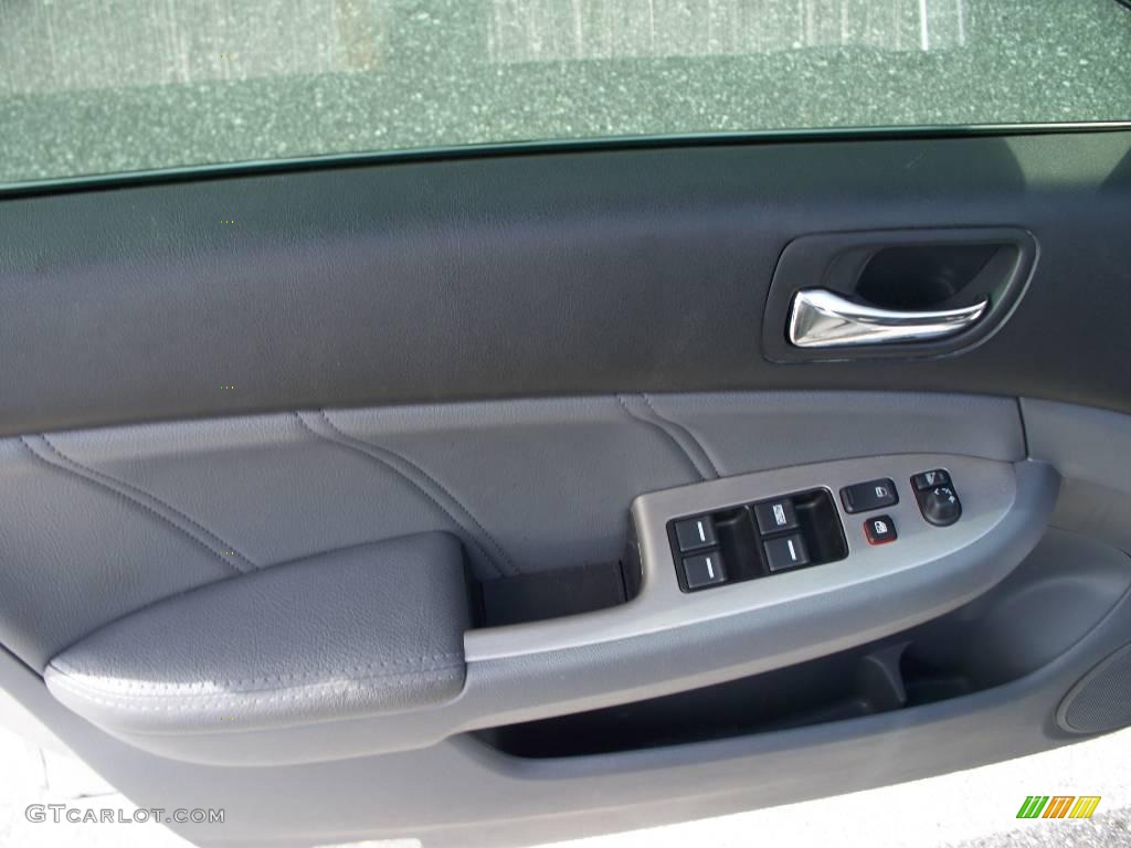 2007 Accord EX-L V6 Sedan - Alabaster Silver Metallic / Gray photo #15