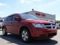 2009 Inferno Red Crystal Pearl Dodge Journey SXT  photo #1