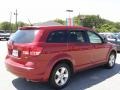 2009 Inferno Red Crystal Pearl Dodge Journey SXT  photo #3