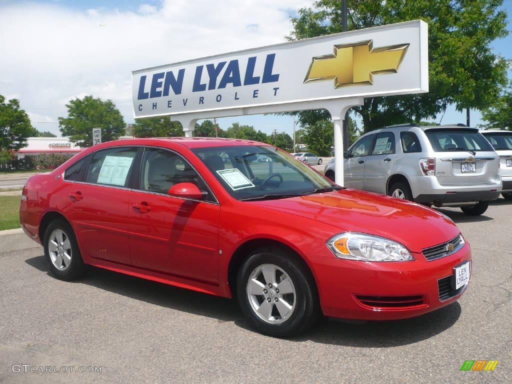 2009 Impala LT - Victory Red / Neutral photo #1