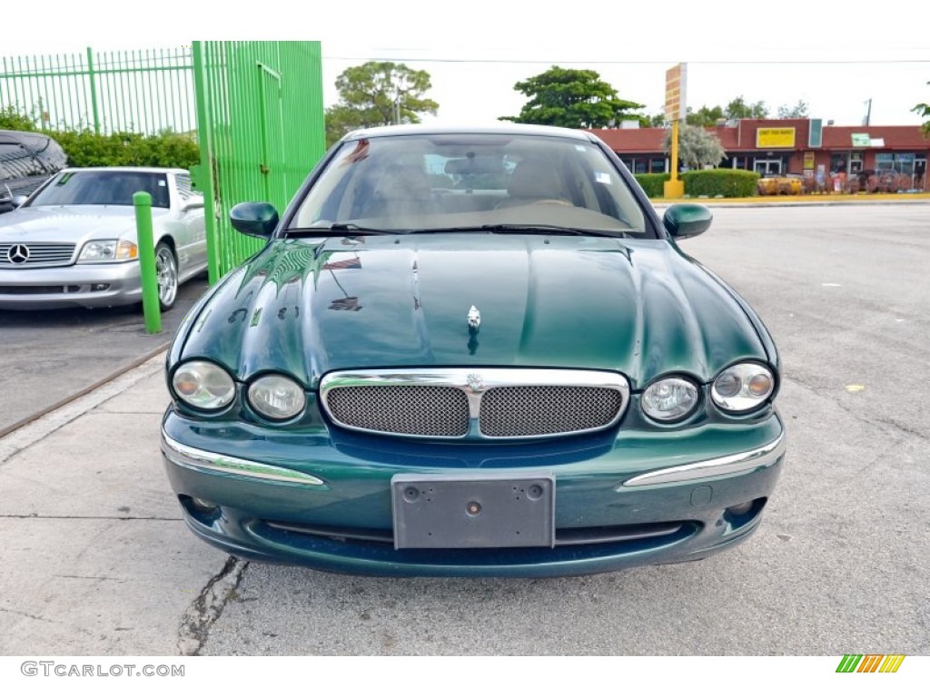 2006 X-Type 3.0 - Jaguar Racing Green Metallic / Champagne photo #2