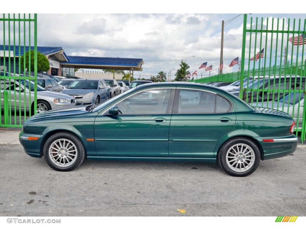 Jaguar Racing Green Metallic 2006 Jaguar X-Type 3.0 Exterior Photo #107998475