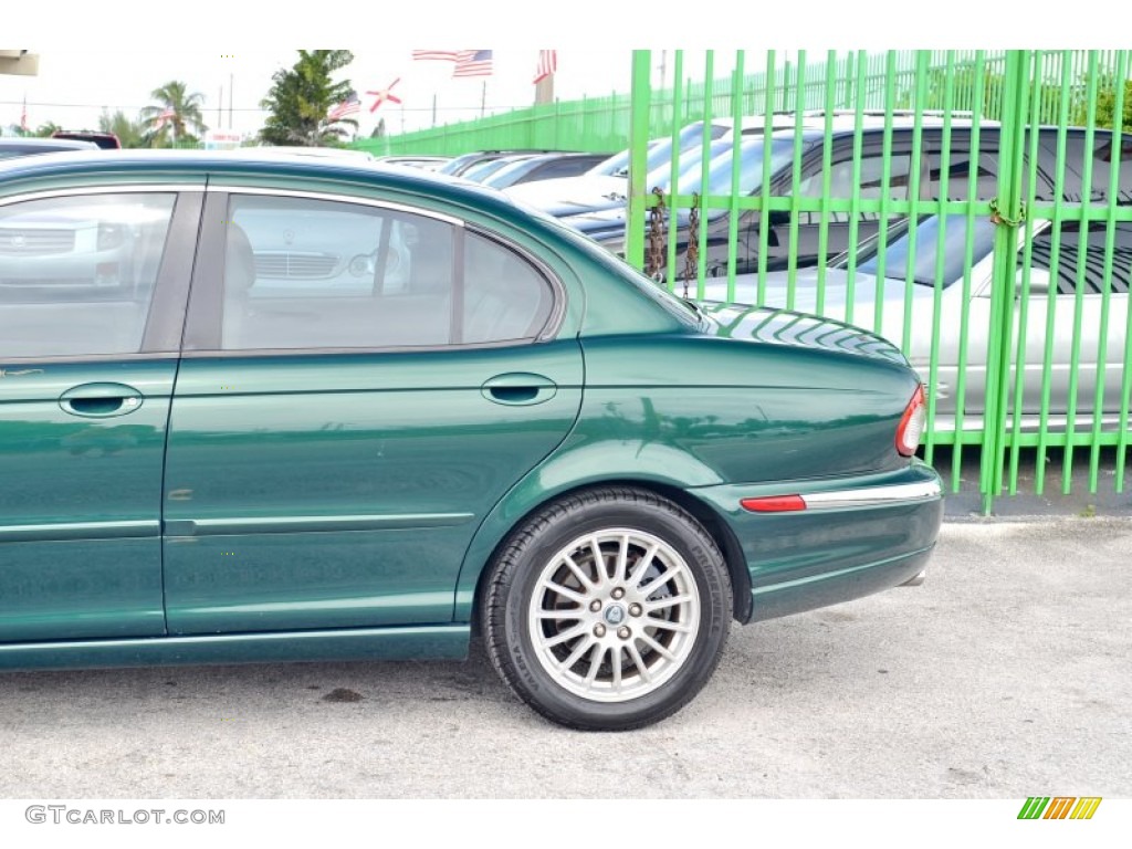 2006 X-Type 3.0 - Jaguar Racing Green Metallic / Champagne photo #7