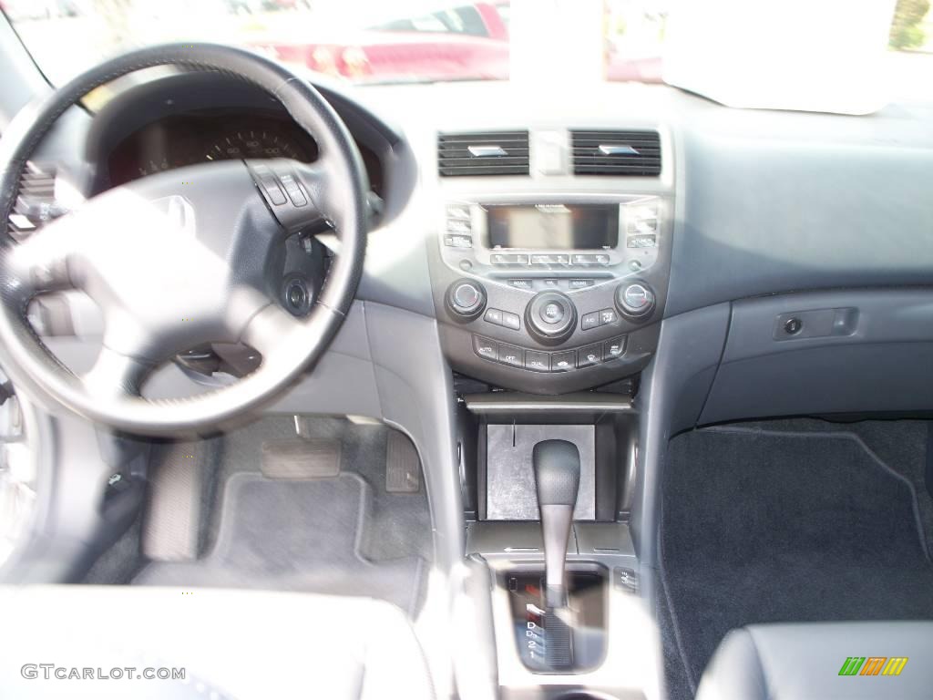 2007 Accord EX-L V6 Sedan - Alabaster Silver Metallic / Gray photo #18