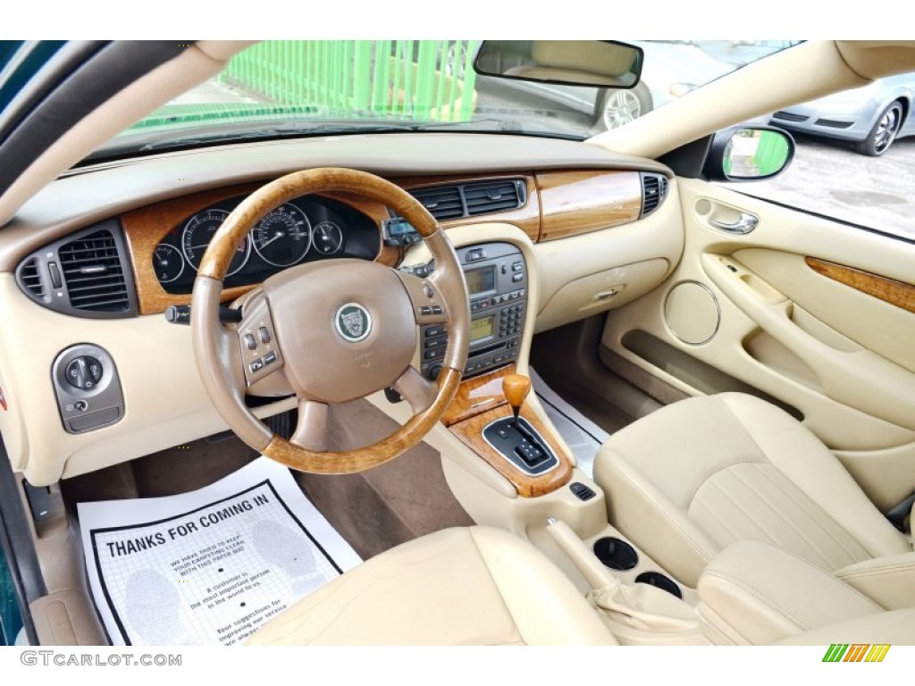 2006 X-Type 3.0 - Jaguar Racing Green Metallic / Champagne photo #15