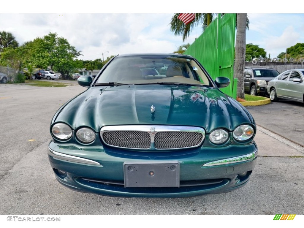 2006 X-Type 3.0 - Jaguar Racing Green Metallic / Champagne photo #24