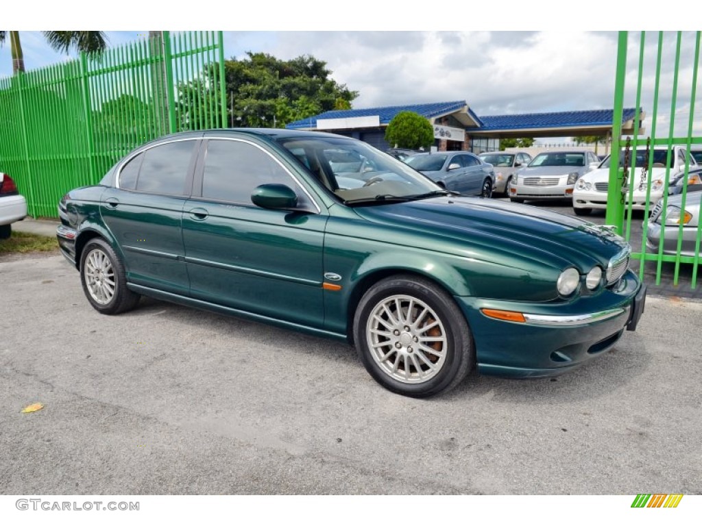 2006 X-Type 3.0 - Jaguar Racing Green Metallic / Champagne photo #26