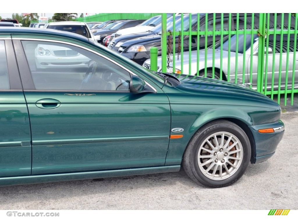 2006 X-Type 3.0 - Jaguar Racing Green Metallic / Champagne photo #28