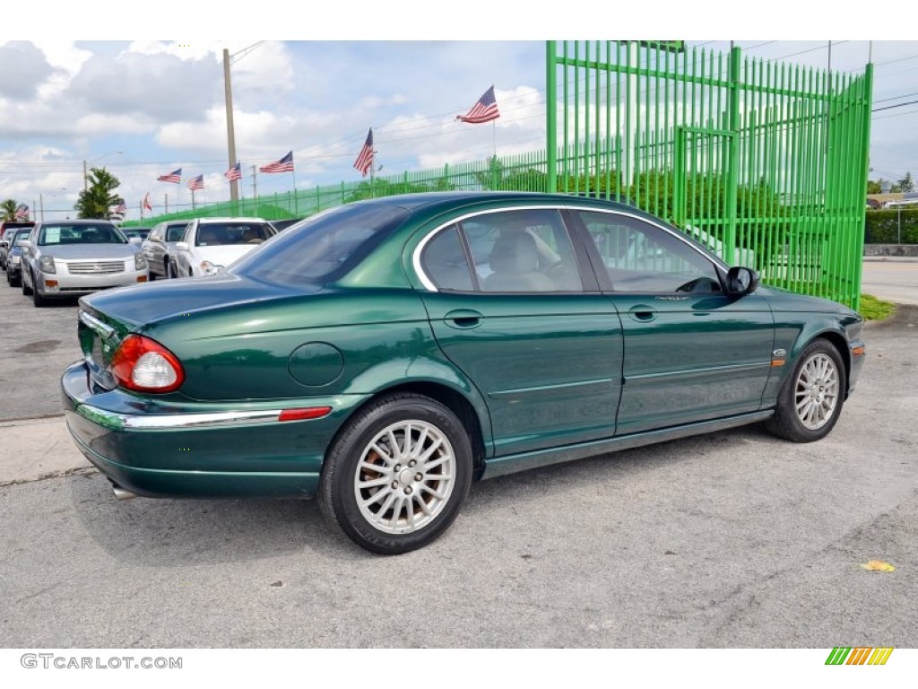 2006 X-Type 3.0 - Jaguar Racing Green Metallic / Champagne photo #30