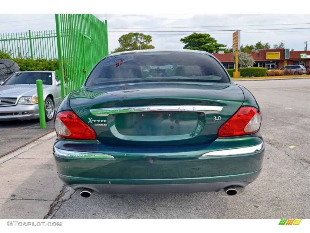 2006 X-Type 3.0 - Jaguar Racing Green Metallic / Champagne photo #32