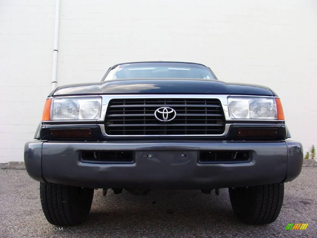 1996 Land Cruiser  - Dark Emerald Pearl Metallic / Beige photo #4