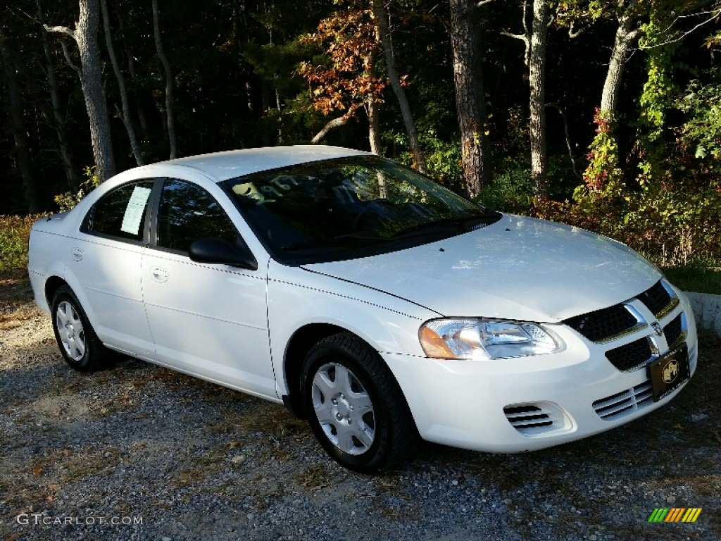 2005 Stratus SXT Sedan - Stone White / Dark Slate Gray photo #3