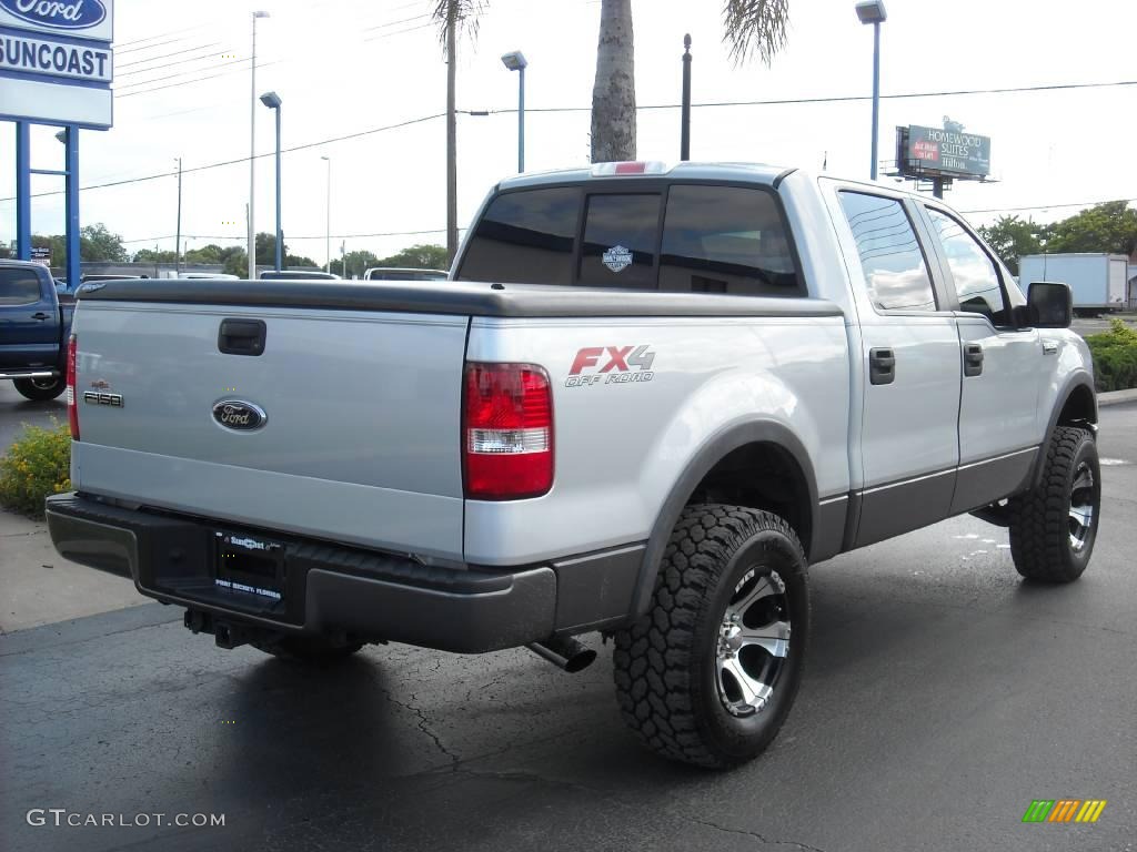 2006 F150 FX4 SuperCrew 4x4 - Silver Metallic / Black/Medium Flint photo #3