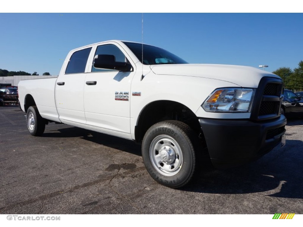 Bright White 2016 Ram 2500 Tradesman Crew Cab 4x4 Exterior Photo #108000311