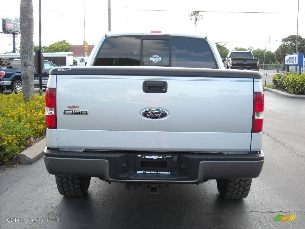 2006 F150 FX4 SuperCrew 4x4 - Silver Metallic / Black/Medium Flint photo #4