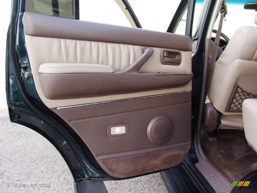 1996 Land Cruiser  - Dark Emerald Pearl Metallic / Beige photo #16