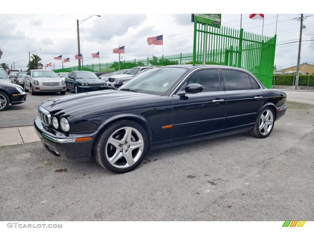 2005 XJ XJ8 L - Ebony / Champagne photo #4