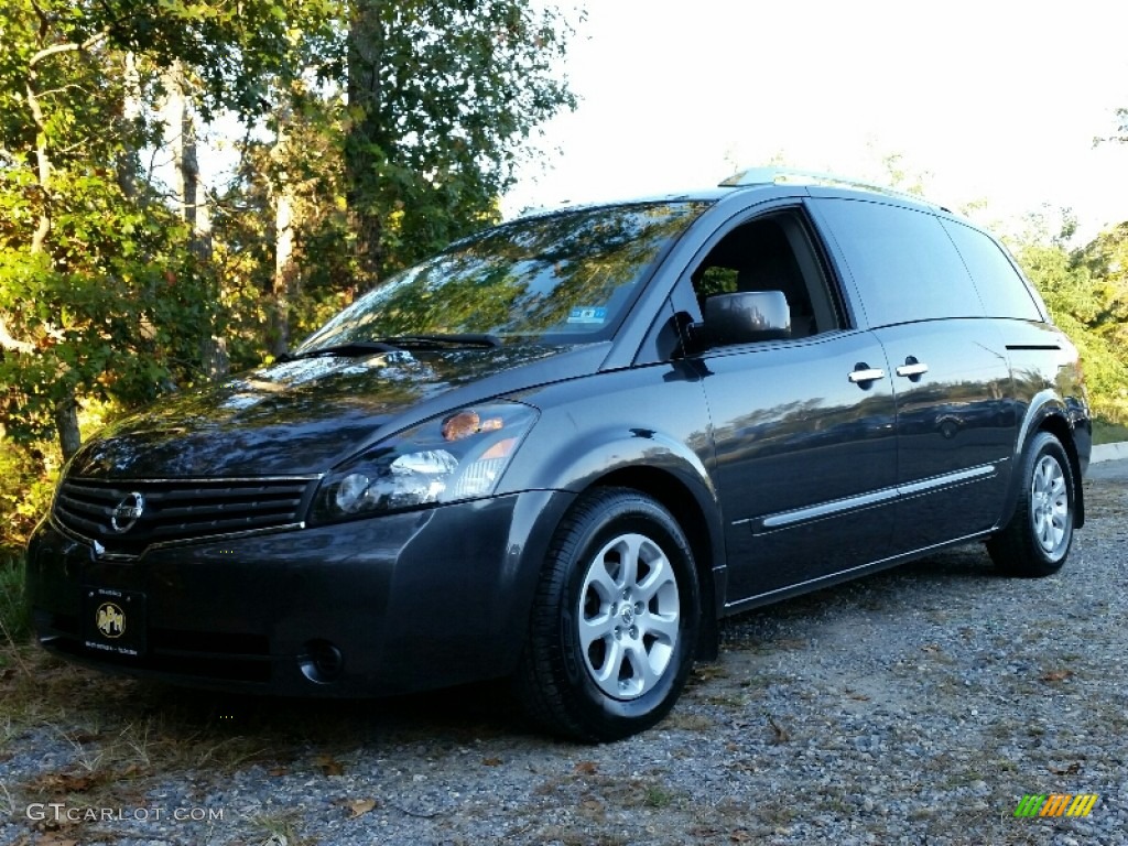 2008 Quest 3.5 S - Smoke Gray Metallic / Gray photo #1