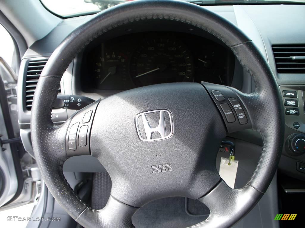 2007 Accord EX-L V6 Sedan - Alabaster Silver Metallic / Gray photo #21