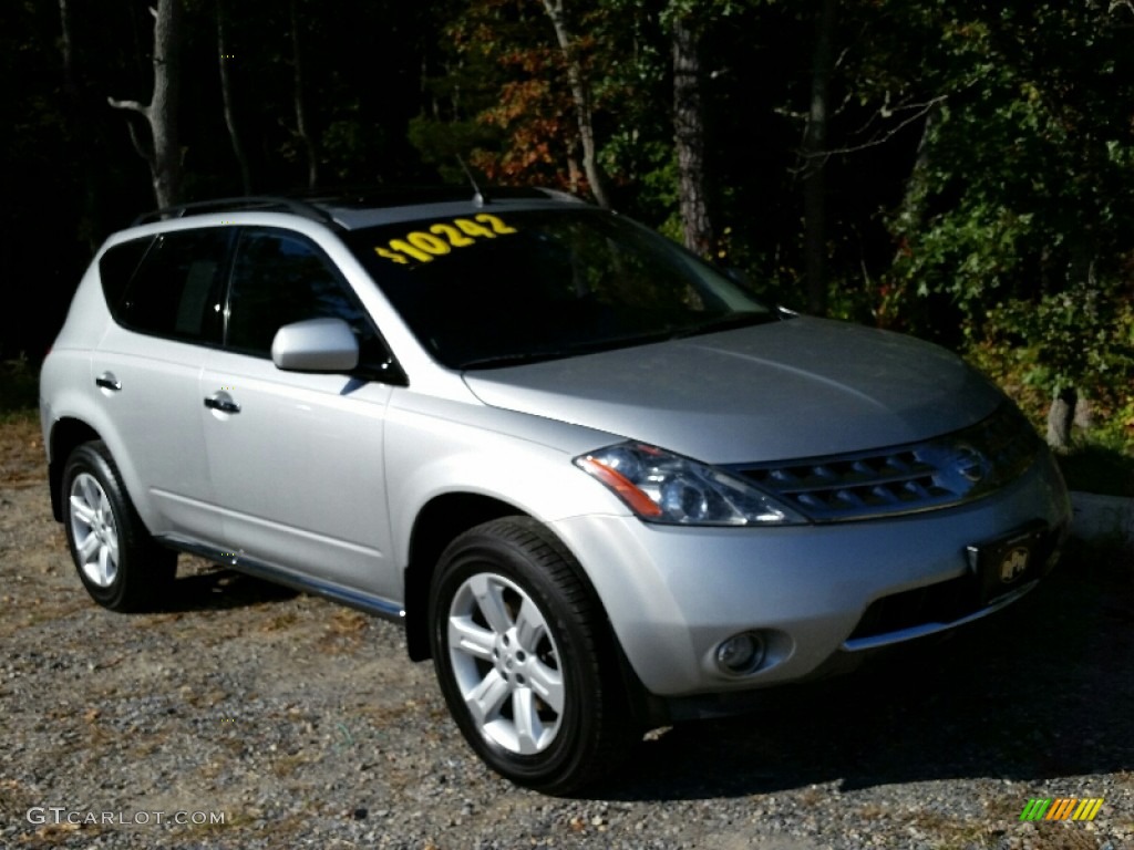 2007 Murano SL AWD - Brilliant Silver Metallic / Charcoal photo #3