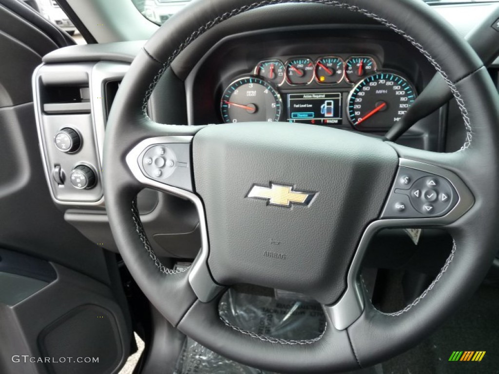 2016 Silverado 1500 LT Double Cab 4x4 - Black / Jet Black photo #6