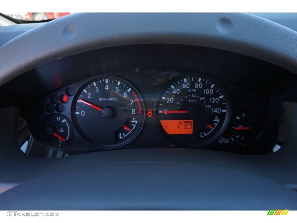 2016 Nissan Frontier SV Crew Cab Gauges Photo #108003014