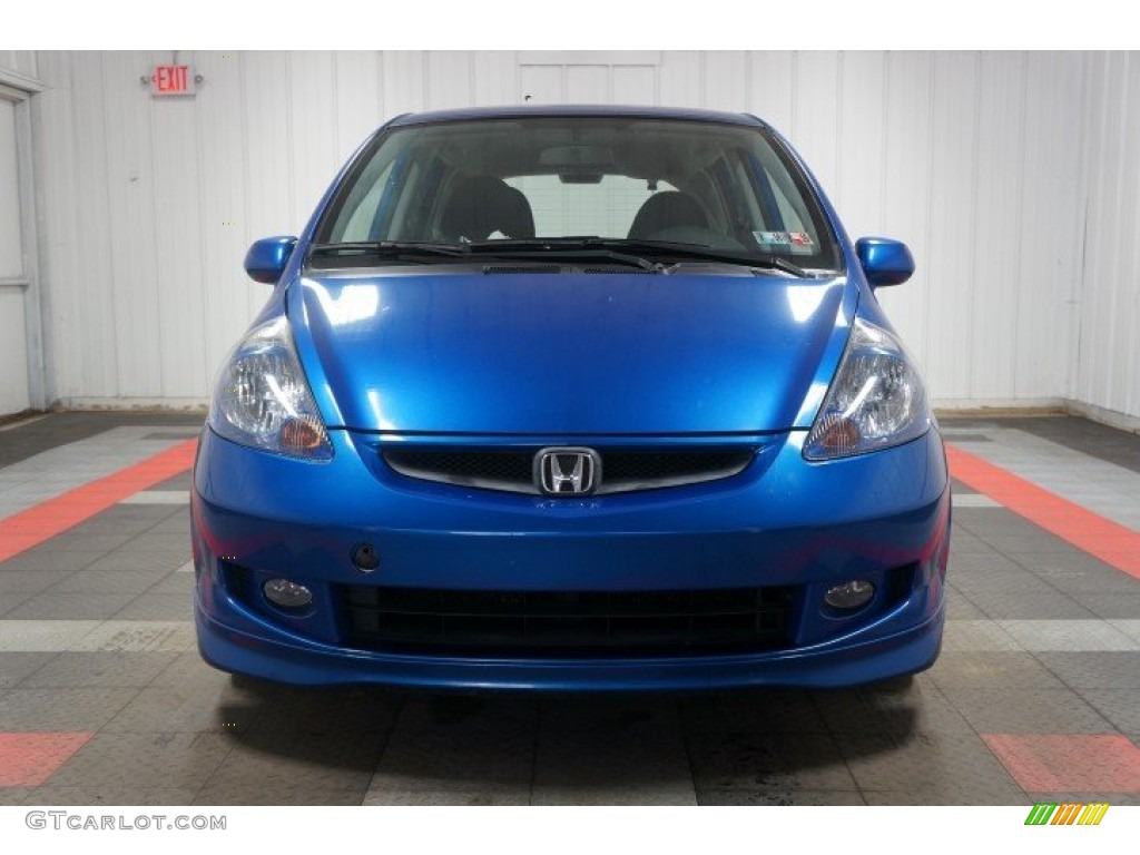 2008 Fit Sport - Vivid Blue Pearl / Black/Grey photo #4