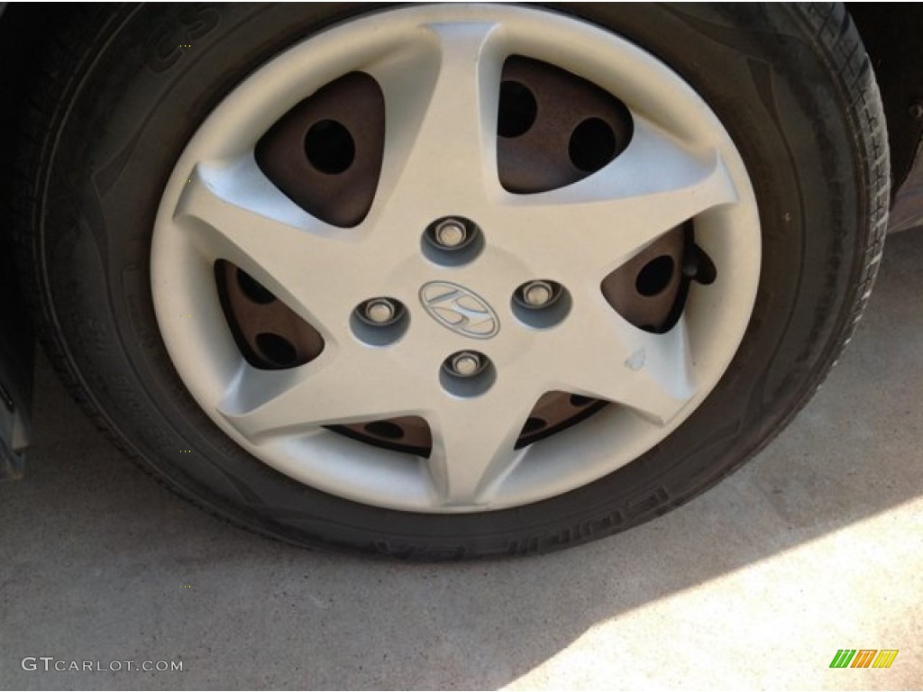 2005 Elantra GLS Sedan - Black Obsidian / Gray photo #5