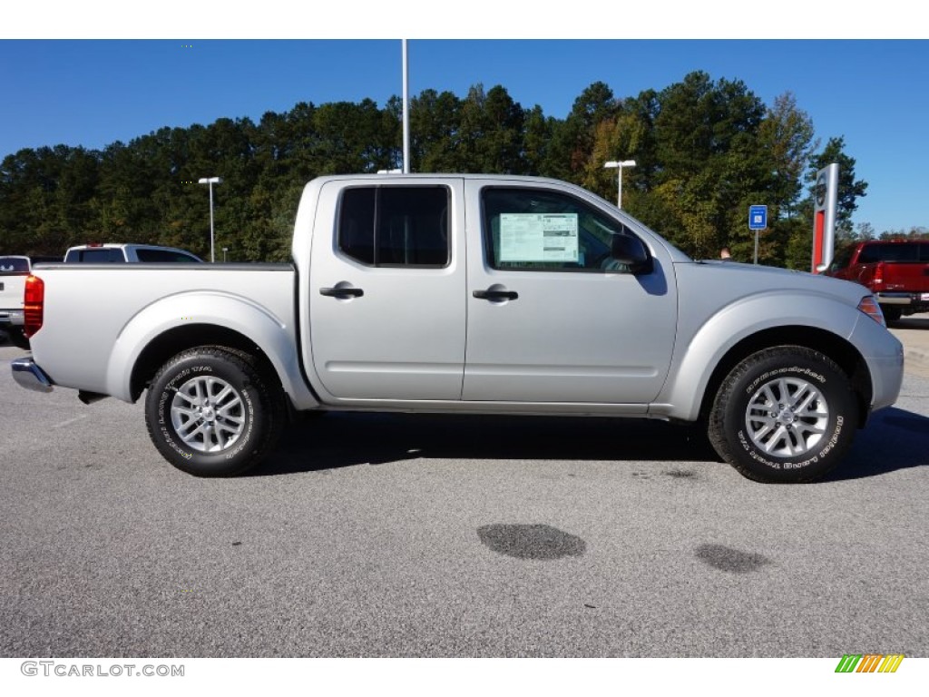 Brilliant Silver 2016 Nissan Frontier SV Crew Cab Exterior Photo #108003188