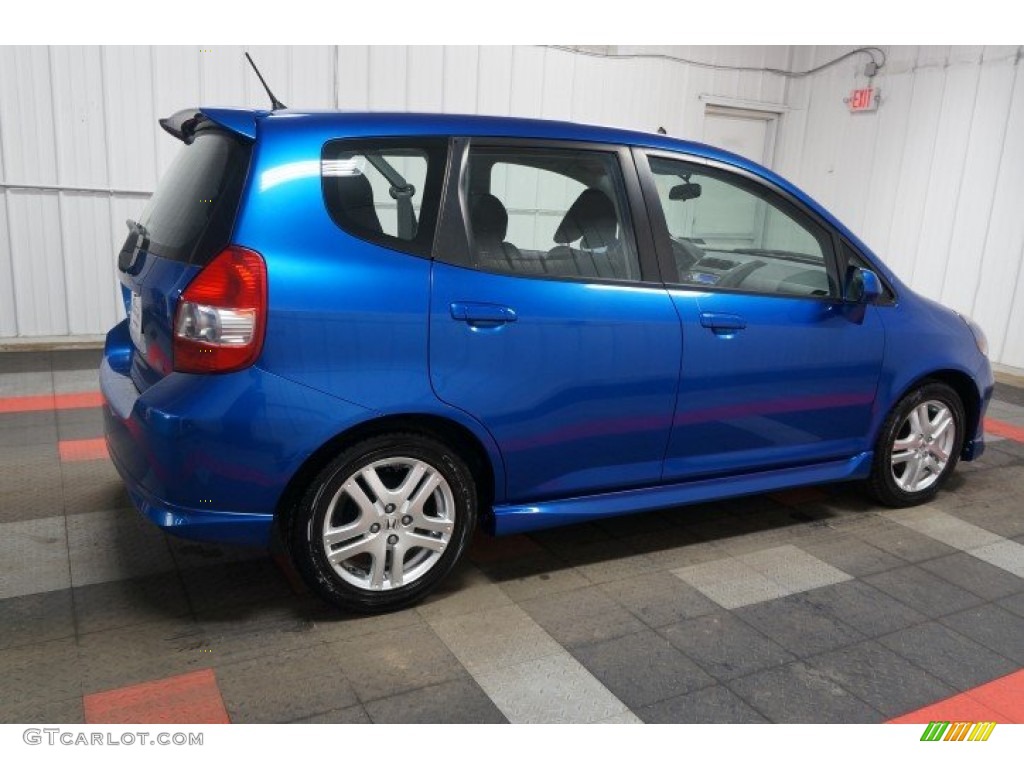 2008 Fit Sport - Vivid Blue Pearl / Black/Grey photo #7