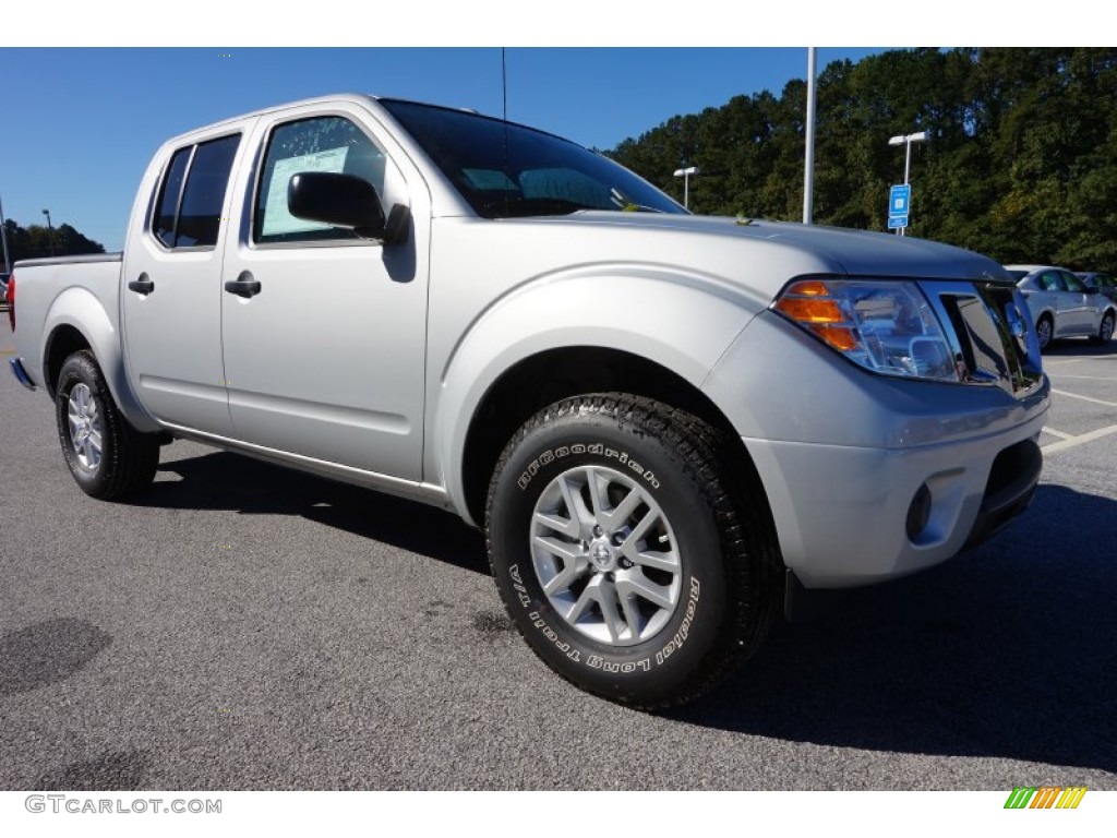 Brilliant Silver 2016 Nissan Frontier SV Crew Cab Exterior Photo #108003209