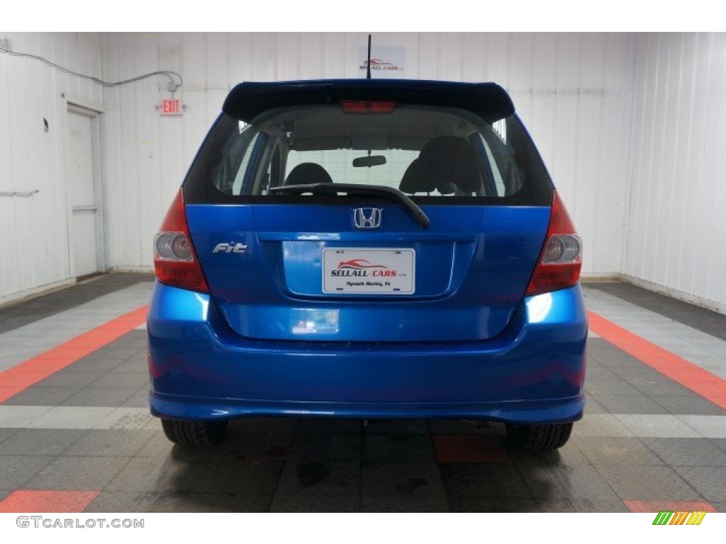 2008 Fit Sport - Vivid Blue Pearl / Black/Grey photo #9