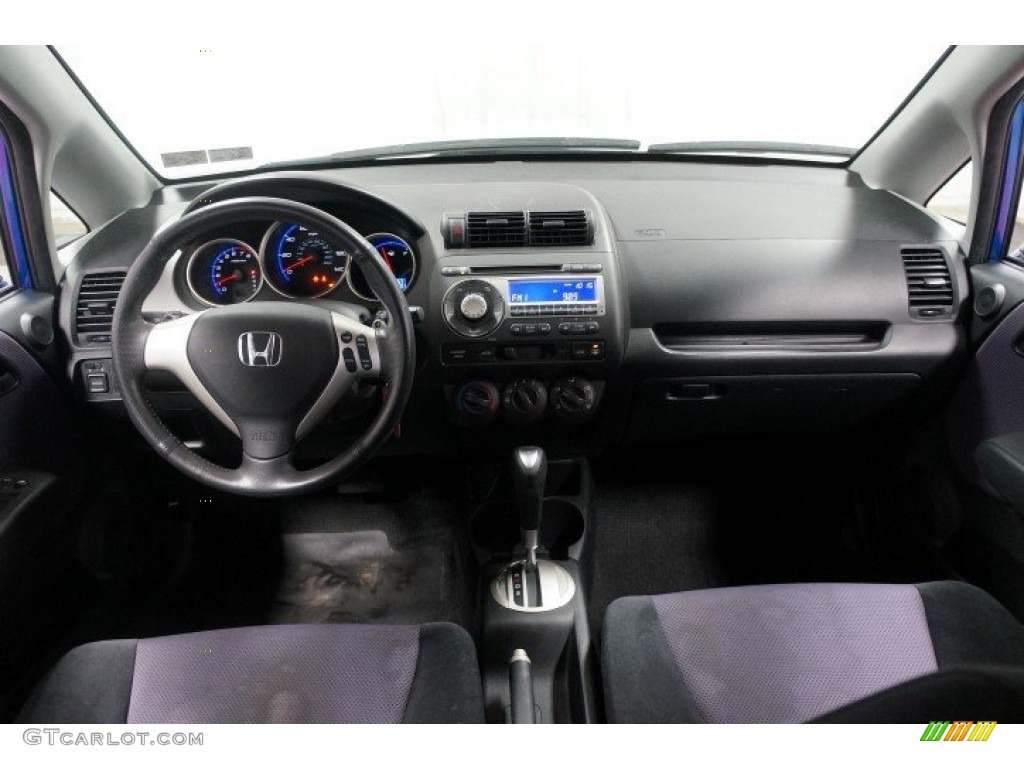 2008 Fit Sport - Vivid Blue Pearl / Black/Grey photo #21