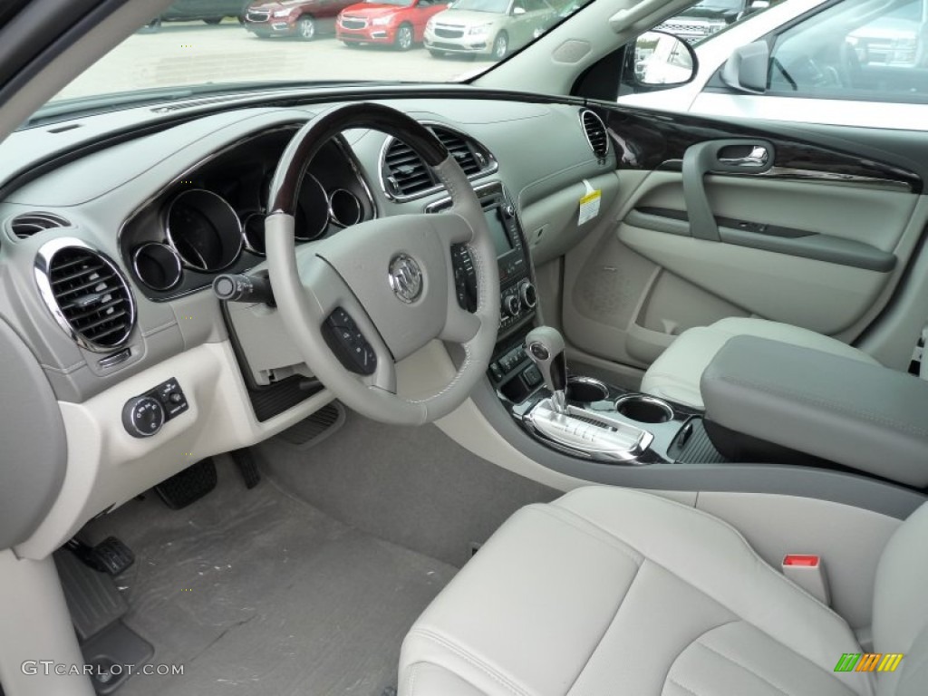 Light Titanium/Dark Titanium Interior 2016 Buick Enclave Leather AWD Photo #108003762