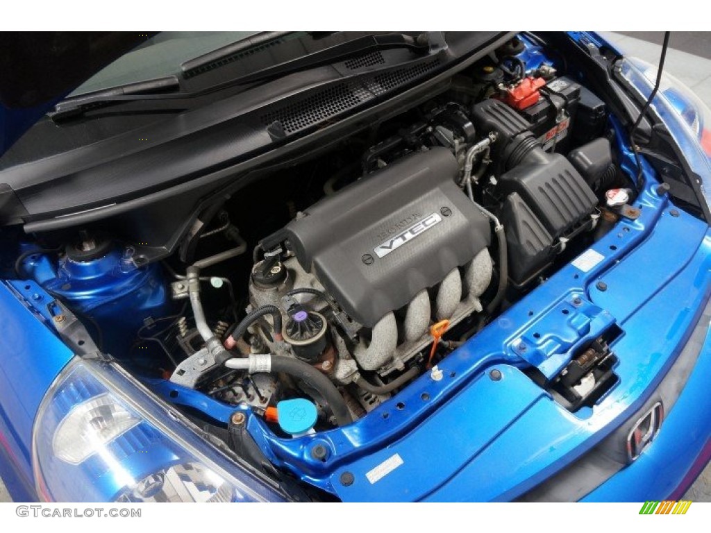 2008 Fit Sport - Vivid Blue Pearl / Black/Grey photo #36
