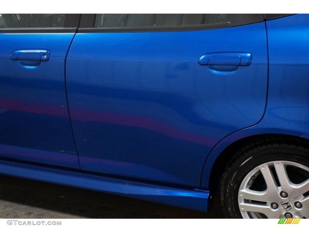 2008 Fit Sport - Vivid Blue Pearl / Black/Grey photo #59