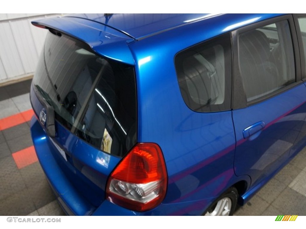 2008 Fit Sport - Vivid Blue Pearl / Black/Grey photo #72