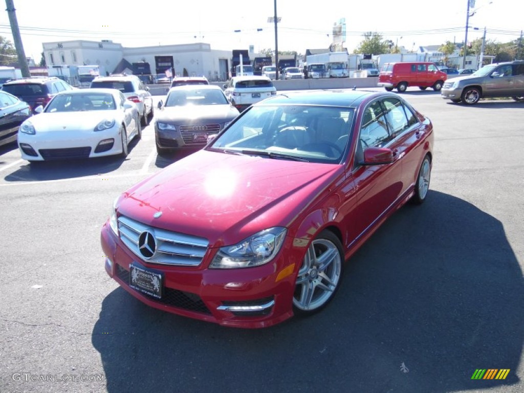 Mars Red Mercedes-Benz C