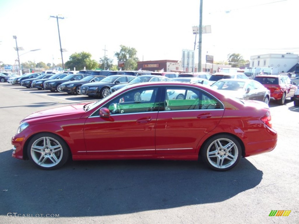 Mars Red 2013 Mercedes-Benz C 300 4Matic Sport Exterior Photo #108008555