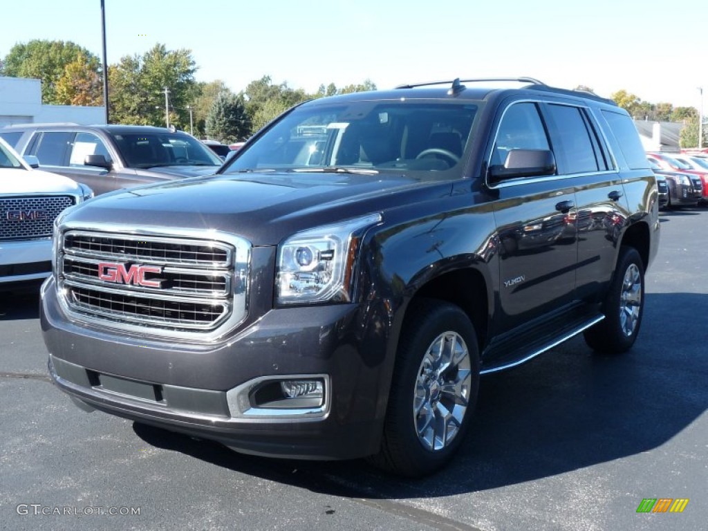 2016 Yukon SLT 4WD - Iridium Metallic / Jet Black photo #1