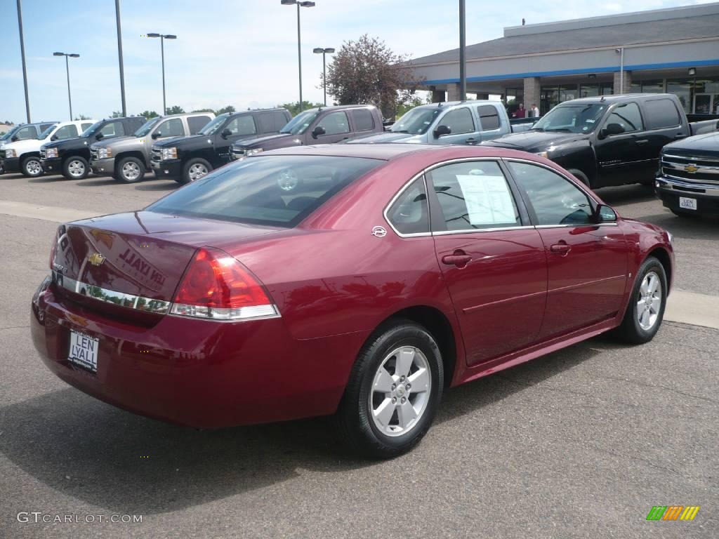 2009 Impala LT - Red Jewel Tintcoat / Ebony photo #6