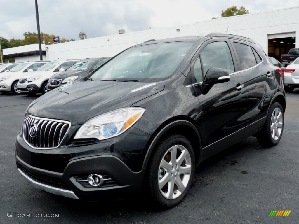 Carbon Black Metallic 2015 Buick Encore Premium AWD Exterior Photo #108009461