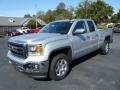 Front 3/4 View of 2015 Sierra 1500 SLT Double Cab 4x4