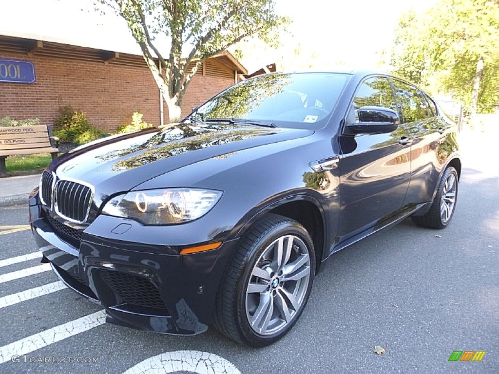 2012 X6 M  - Carbon Black Metallic / Bamboo Beige photo #1