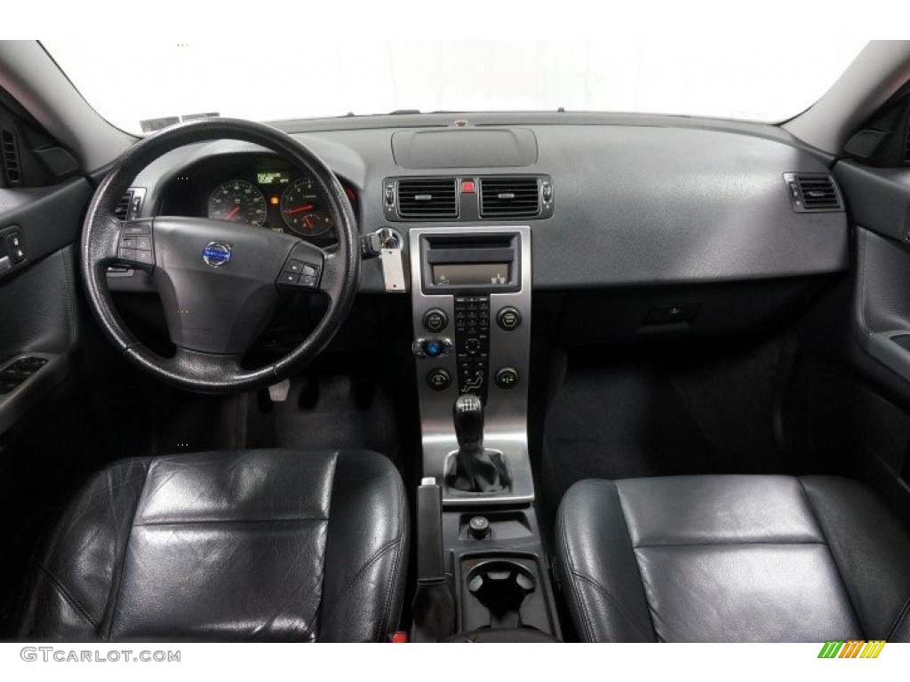 2007 S40 T5 - Black / Dark Beige/Quartz photo #23