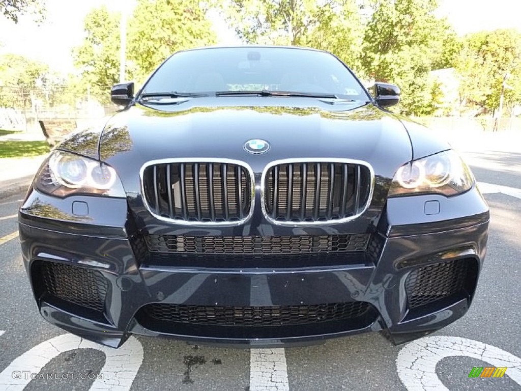 2012 X6 M  - Carbon Black Metallic / Bamboo Beige photo #8