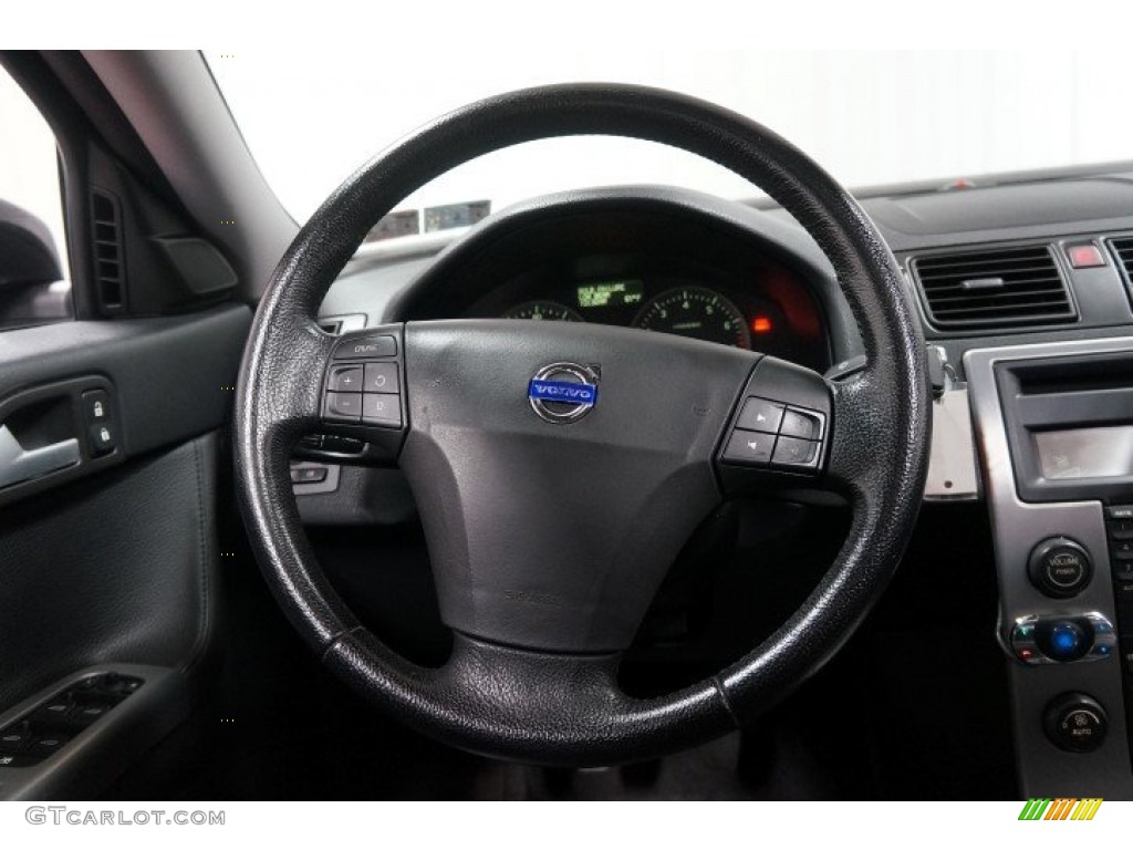 2007 S40 T5 - Black / Dark Beige/Quartz photo #25